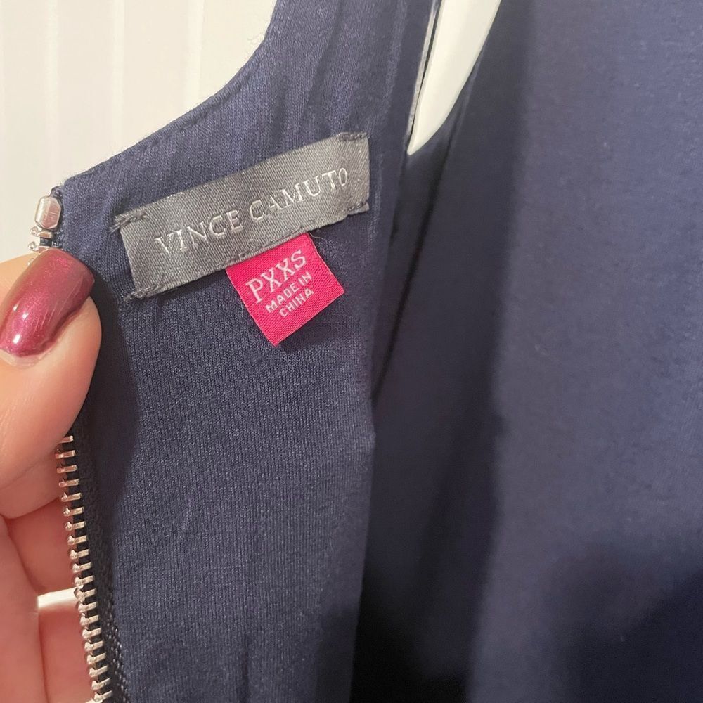 VINCE CAMUTO long blue dress size PXXS - Picture 4 of 5